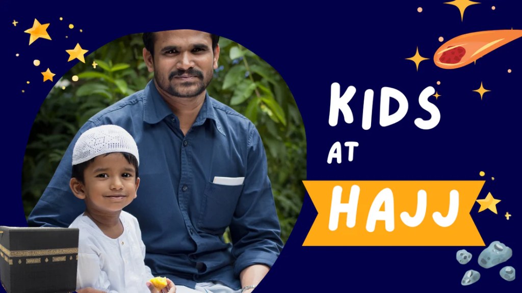 Kids at Hajj
